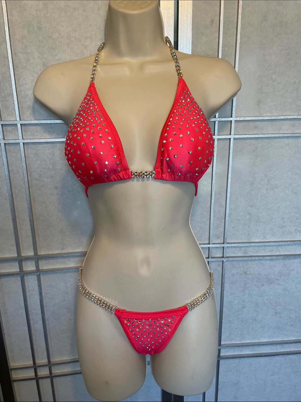 Crystal-Embellished Corral Competition Bikini Set - By Bilbo Baggs